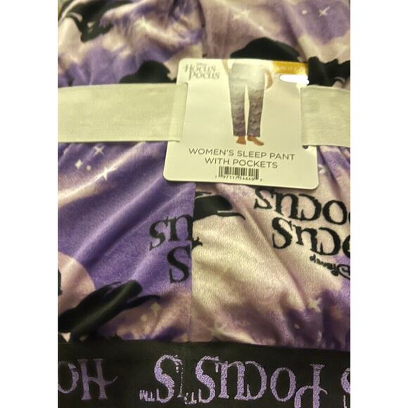 Women’s Disney Hocus Pocus Sleep Pant W/Pockets Purple Size Large Halloween - Picture 8 of 8